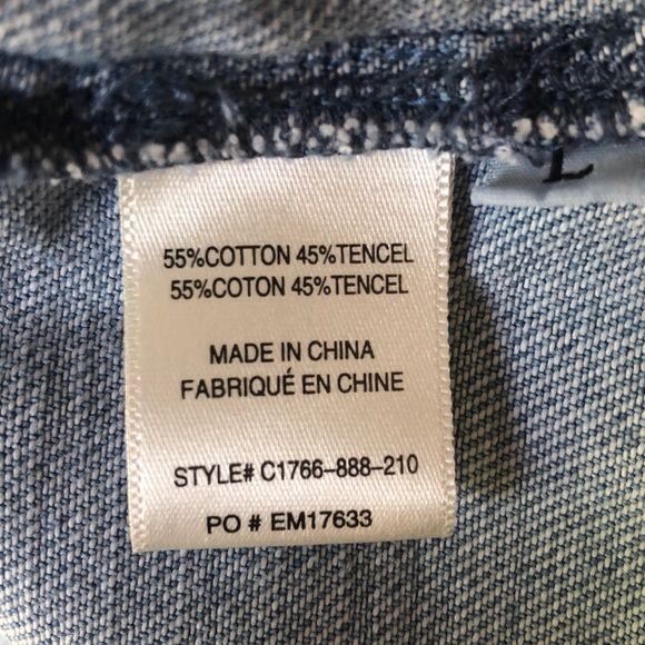 Cloth & Stone Jean Wrap Top - Picture 5 of 5